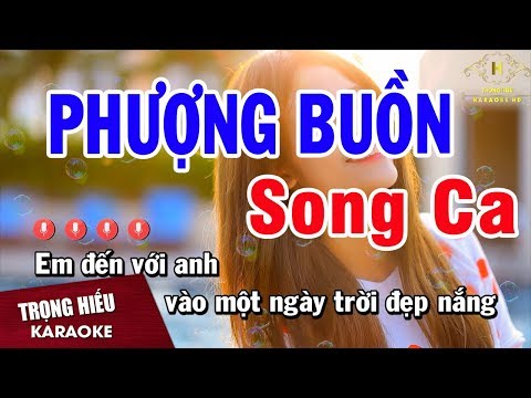 Karaoke Phượng Buồn Song Ca Nhạc Sống | Trọng Hiếu