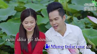 KARAOKE THƯƠNG EM CÔ ÚT MIỀN TÂY | KHÔNG LỜI - SONG CA