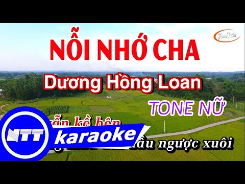 Nỗi Nhớ Cha | Karaoke Beat | Dương Hồng Loan