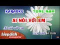Karaoke Nhạc lính Ai Nói Với Em | Beat chuẩn tone nam | Hiệp Định Studio
