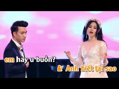 TÌNH YÊU CÁCH TRỞ -KARAOKE BEAT CHUẨN KHÁNH HUY ft MỸ HẠNH SONG CA