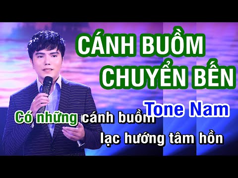 KARAOKE Cánh Buồm Chuyển Bến Tone Nam - Hòa Âm Rất Hay | Trạng Lê | Nhan KTV