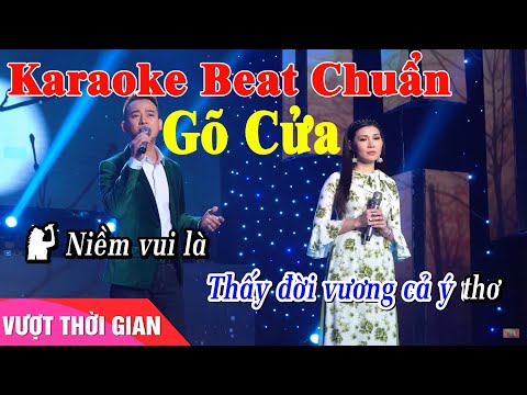 Karaoke Gõ Cửa -  Song ca Đoàn Minh Mai Lệ Quyên | Karaoke HD Beat Chuẩn