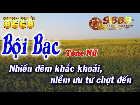 Karaoke Bội Bạc - Tone Nữ | Nhạc sống KLA | Karaoke 9669